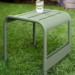 Online Fermob Luxembourg bord/fotpall Anthracite (grå) small