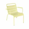 Outlet Fermob Luxembourg loungefåtölj Frosted lemon (gul)