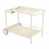 Fermob Luxembourg sidobord med hjul Latte beige (beige)