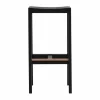 Vaarnii 016 Maasto Bar Stool barpall Svartbetsad furu 75 cm