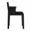 Sale Vaarnii 016 Maasto Dining Armchair karmstol Svartbetsad furu klädd sits svart