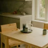 Vaarnii 016 Maasto Table bord Matt oljevaxad furu 90x90x75 cm