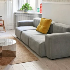 New HAY Mags 2 5 seater COMB soffa Sense cognac-ljusgrå söm