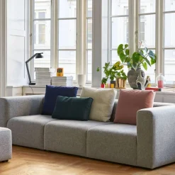 Outlet HAY Mags 2 5-sits soffa tyg Canvas 356 röd