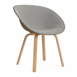 Normann Copenhagen Mat Armchair karmstol framsideklädd Remix 133-seaweed-beech
