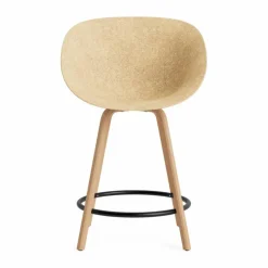 Normann Copenhagen Mat Bar Armchair karmstol 65 cm Hemp-beech-black steel