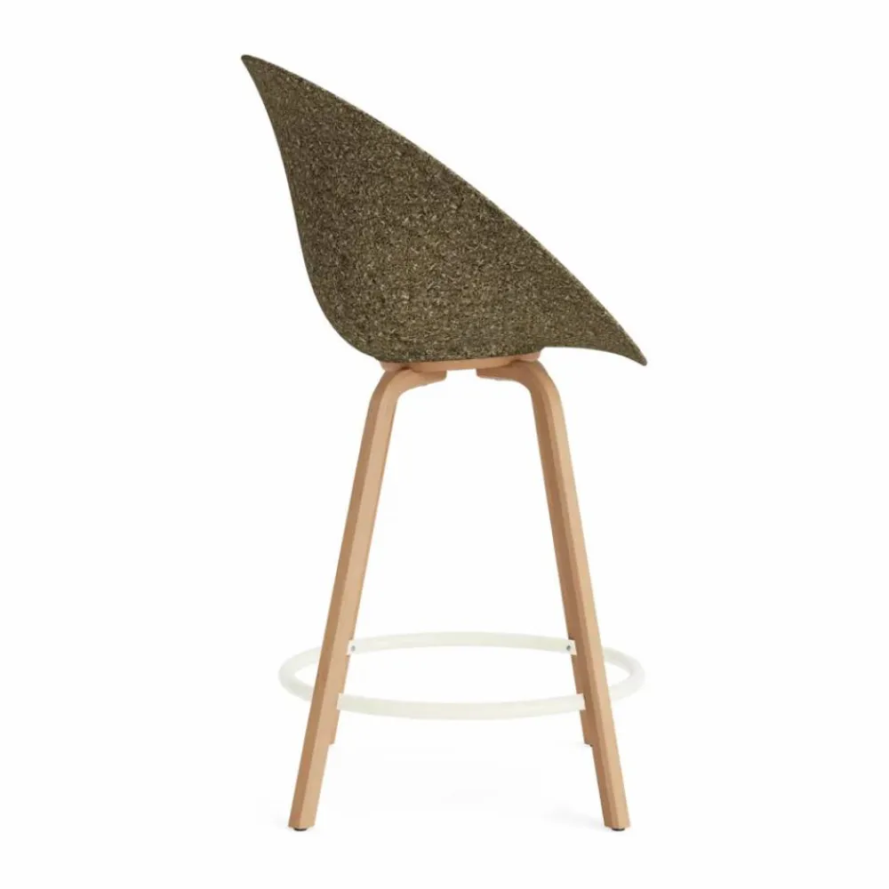 Hot Normann Copenhagen Mat Bar Armchair karmstol 65 cm Seaweed-beech-cream steel