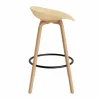 Normann Copenhagen Mat Barstool barpall 75 cm Hemp-beech-black steel