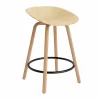 Normann Copenhagen Mat Barstool barpall 65 cm Hemp-beech-black steel