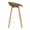 Outlet Normann Copenhagen Mat Barstool barpall 65 cm Seaweed-beech-cream steel