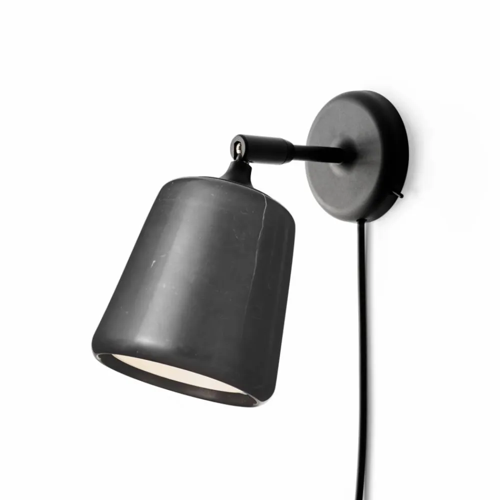 Sale New Works Material vägglampa Black marble