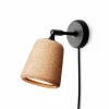 Outlet New Works Material vägglampa Natural cork