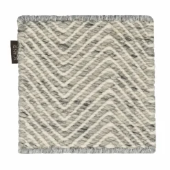 Material Samples Mattprov Furrow ullmatta Naturvit-grå