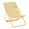 Best Lafuma Maxi Transat solstol Rayures Miel