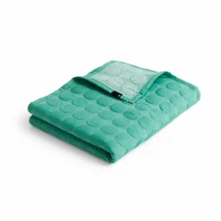 Best HAY Mega Dot överkast organic 195x245 cm Sea green