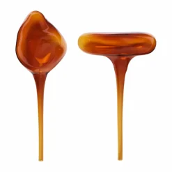 Ferm Living Mercury bevattningsglob 2 delar Amber 15x24 cm