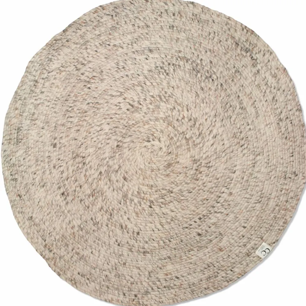 Classic Collection Merino ullmatta rund Ø200 cm Beige