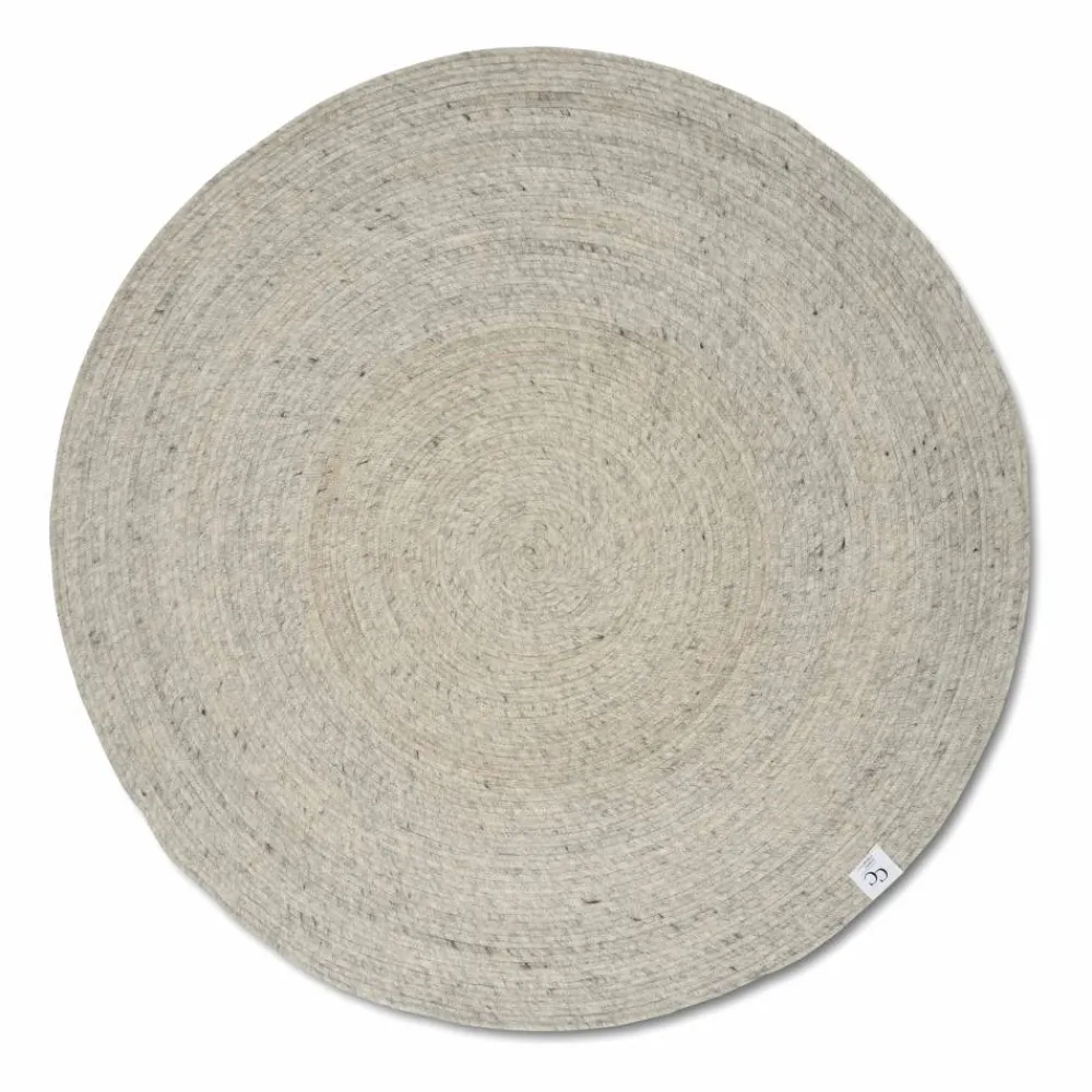 Clearance Classic Collection Merino ullmatta rund Ø160 cm Concrete