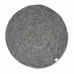 Classic Collection Merino ullmatta rund Ø240 cm Granit
