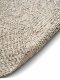 Clearance Classic Collection Merino ullmatta rund Ø240 cm Natural beige