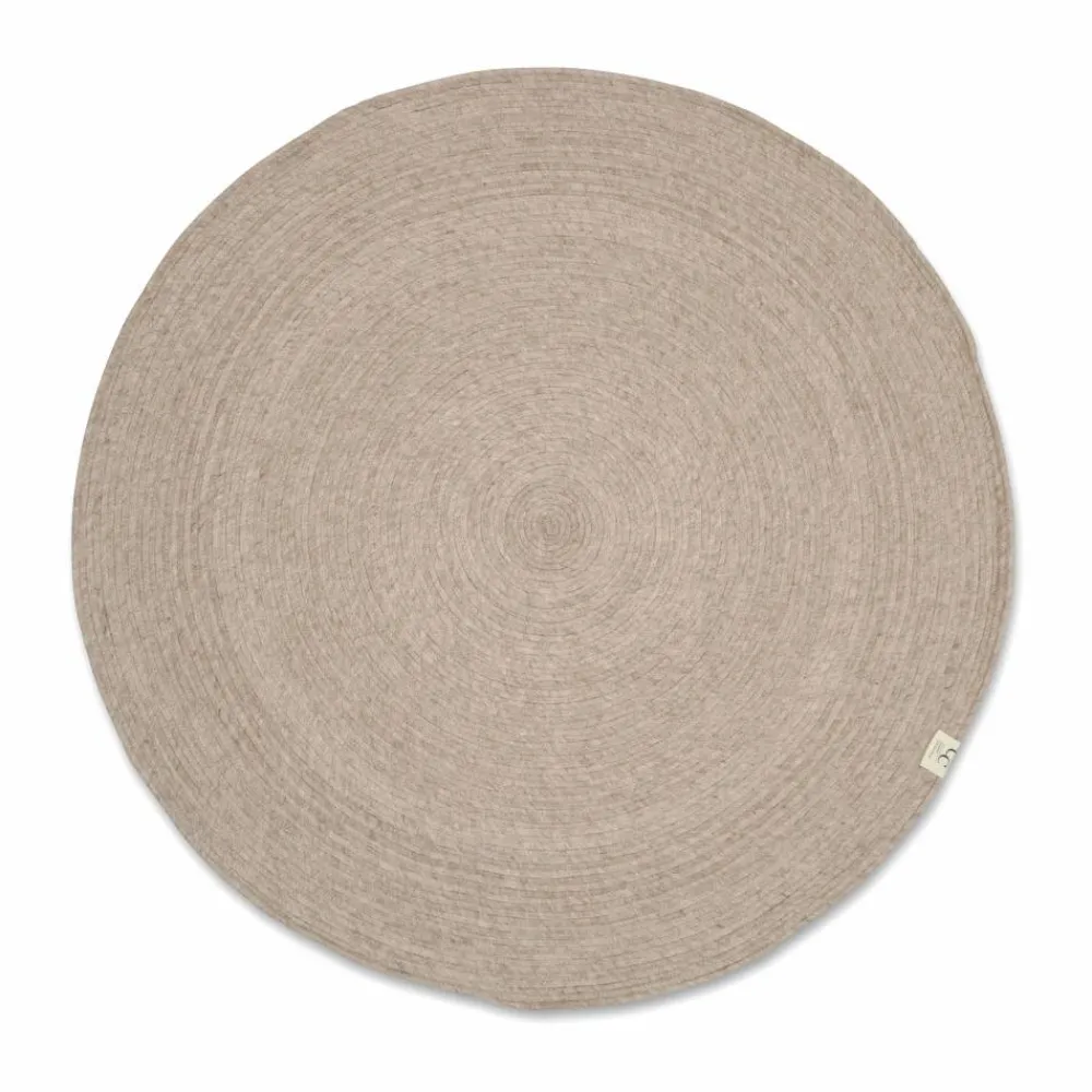Classic Collection Merino ullmatta rund Ø240 cm Oat
