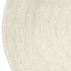 Classic Collection Merino ullmatta rund Ø160 cm Vit