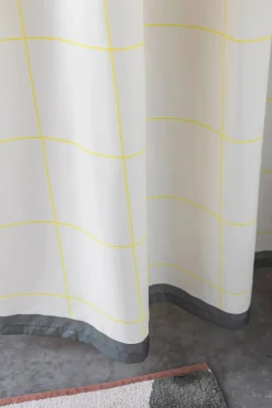 Mette Ditmer Mesh duschdraperi 150x200 cm Yellow