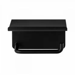 Outlet blomus Modo toalettpappershållare med hylla Black