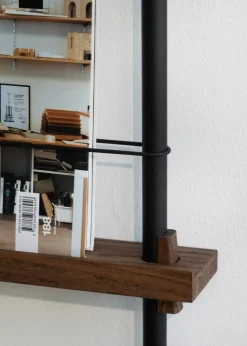 Outlet MOEBE tidningsställ Smoked oak-black