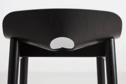 Woud Mono barstol 65 cm Svartmålad ek