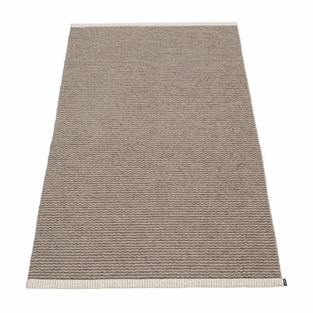 Discount Pappelina Mono gångmatta Dark mud-mud 85x160 cm
