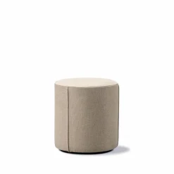 Sale Fredericia Furniture Mono sittpuff Grand linen beige Ø39 cm