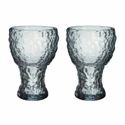 Online Kosta Boda Moss highball glas cirkulär 42 cl 2-pack Blå