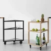 A2 Move serveringsvagn ek svartbets big marmor marquina glas
