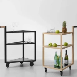 Best A2 Move serveringsvagn ek vitolja big marmor marquina glas