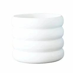 DBKD Mud kruka vit Medium Ø 14 cm