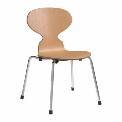 Discount Fritz Hansen Myran barnstol Oregon pine-krom