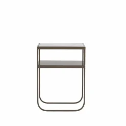 Outlet Asplund Nati Tati High konsolbord marmor carrara stativ nougat