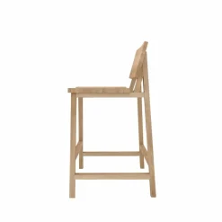 Hot Ethnicraft N3 barstol Oak wax oil 49x50 cm