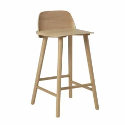 Muuto Nerd counter stol 65 cm Oak