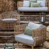Sale Cane-line Nest soffa 2-sits White Natté white
