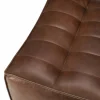 Sale Ethnicraft N701 fotpall 70x70 cm Läder Chestnut