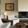 Outlet Ethnicraft N701 fåtölj Tyg Ecru beige