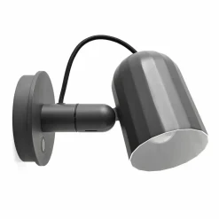 Clearance HAY Noc wall button vägglampa Mörkgrå