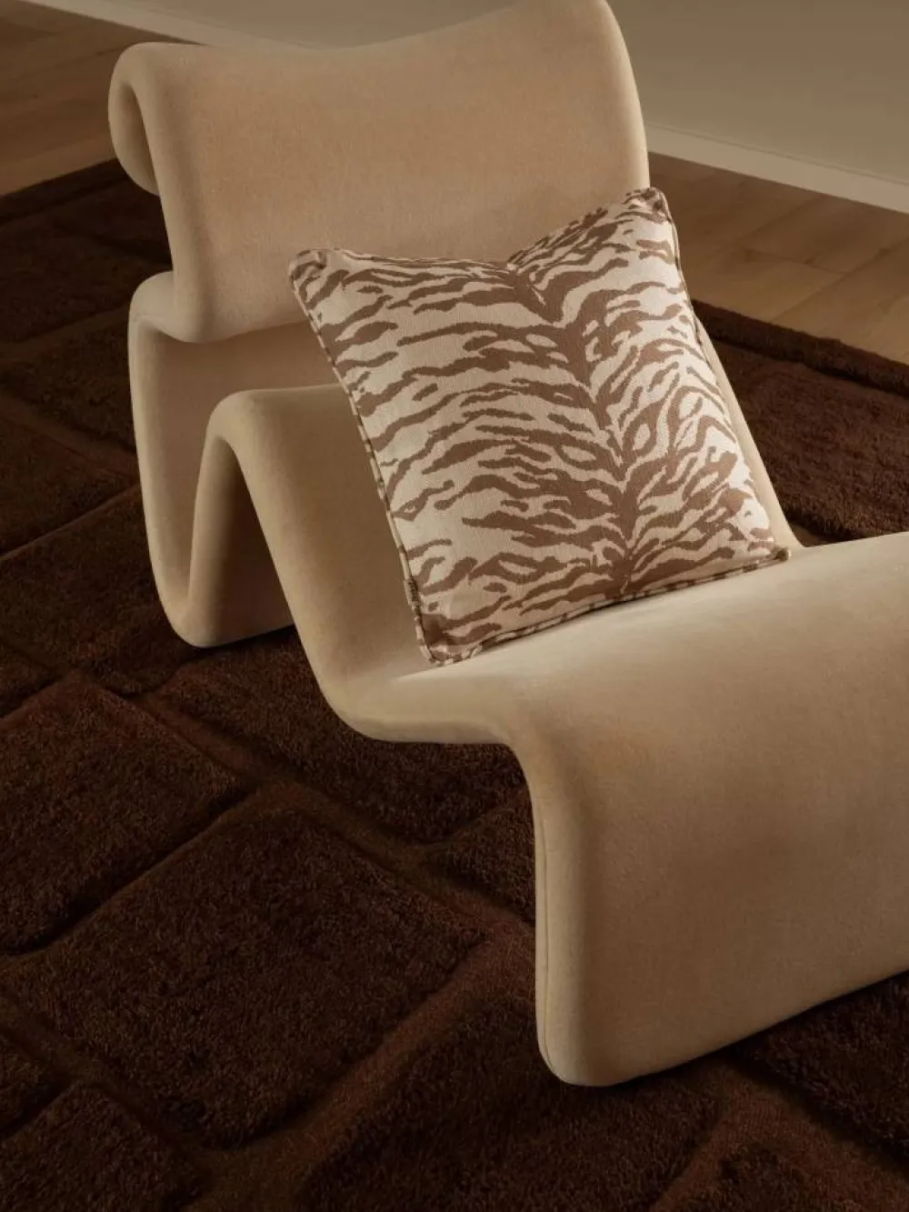 Tinted Norell prydnadskudde Tiger beige-off white 50x50 cm
