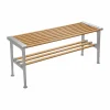 Essem Design Nostalgi bänk 100 cm Ek-aluminium
