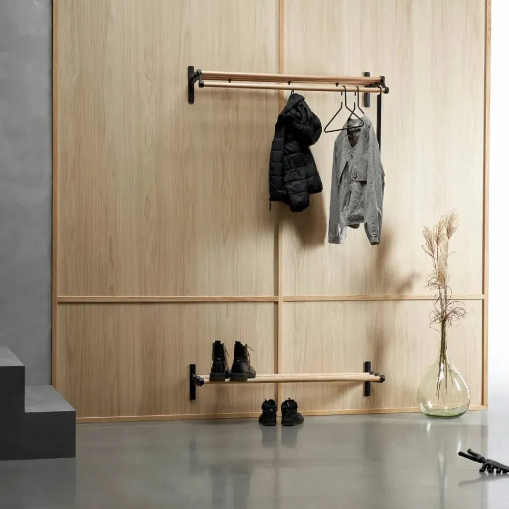 Essem Design Nostalgi 291 hatthylla 100 cm Ek-svart
