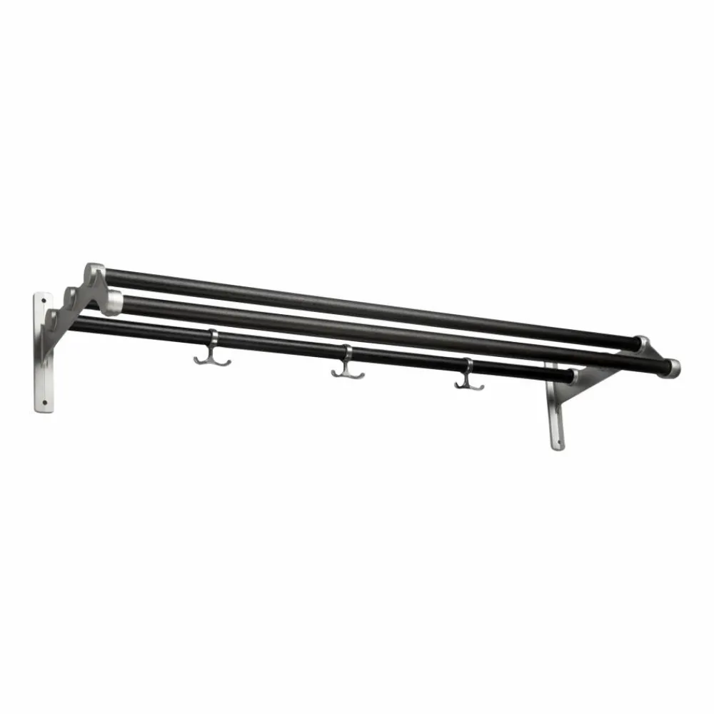 Sale Essem Design Nostalgi 291 hatthylla 100 cm Svartbetsad ek-aluminium