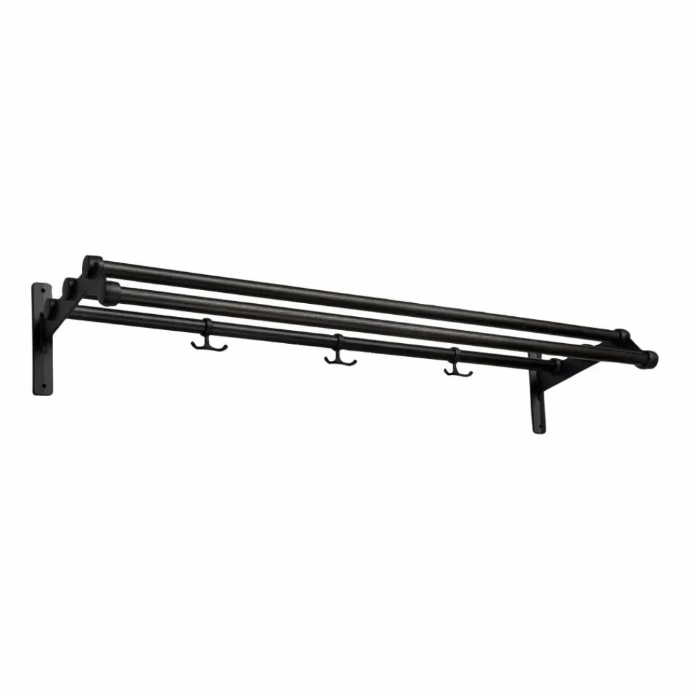 Clearance Essem Design Nostalgi 291 hatthylla 100 cm Svartbetsad ek-svart