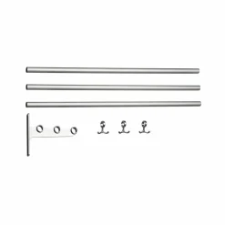 Essem Design Nostalgi påbyggnad sko- eller hatthylla aluminium aluminiumstativ